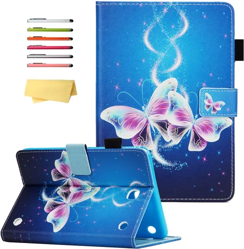 Vista 13 de Funda UUcovers para Galaxy Tab A 8.0 con cierre magnético, ajustado, función atril y tarjetero, con función de encendido y apagado automático, 8