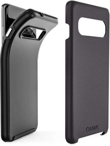 Vista 3 de Crave Dual Guard Para Samsung Galaxy S10 Caso, Protección A Prueba De Golpes Funda De Doble Capa Para Samsung Galaxy S10 - Negro