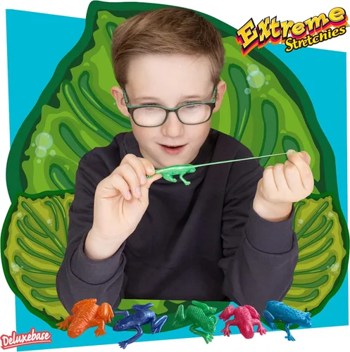 Vista 2 de Deluxebase Extreme Stretchies - Ranas de rana elástica y juguete sensorial para autismo y TDAH. Juguetes para aliviar el estrés y divertidos