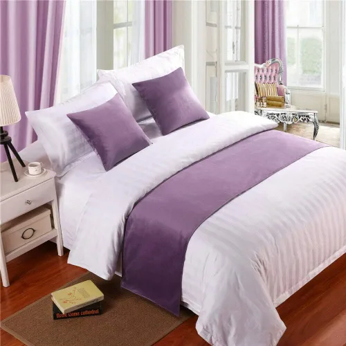 Vista 24 de Pañuelo de terciopelo de lujo, toalla de cola de cama, decoración de ropa de cama para el hogar, hotel, dormitorio