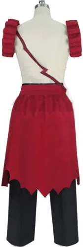 Vista 2 de Disfraz de anime para hombre, traje de cosplay Eijiro Kirishima, disfraz de delantal, uniforme