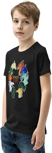 Vista 3 de Graphic Wings of Fire Manga Series Tribus para hombres mujeres niños camiseta