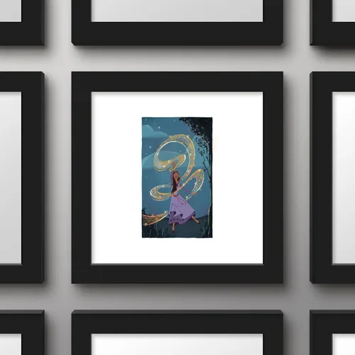 Vista 2 de Trends International Gallery Pops Disney Wish - Wish Come True Panel #6 - Póster de pared, 12.00 x 12.00 pulgadas, versión de marco negro
