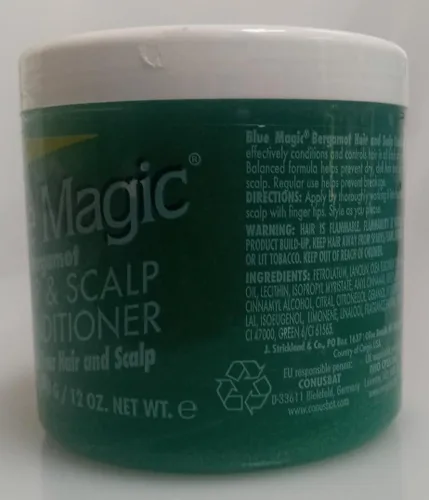 Vista 3 de Blue Magic - Acondicionador para cabello y cuero cabelludo, bergamota, 12 onzas (paquete de 10)