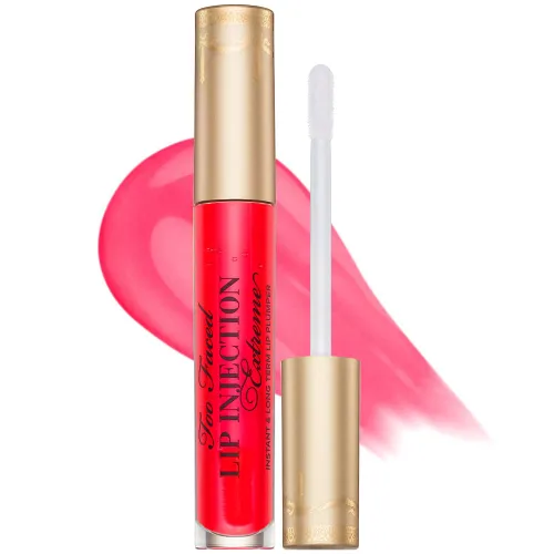 Vista 34 de Too Faced Lip Injection Lip Plumper Hydrating Lip Gloss for Fuller-Looking Lips Original, Maximum Plump, Cooling Gloss & Plumping Click Formulas