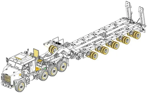 Vista 4 de Hobby Boss Kit de construcción de modelo de vehículo M1070/M1000 HETS (HY85502)