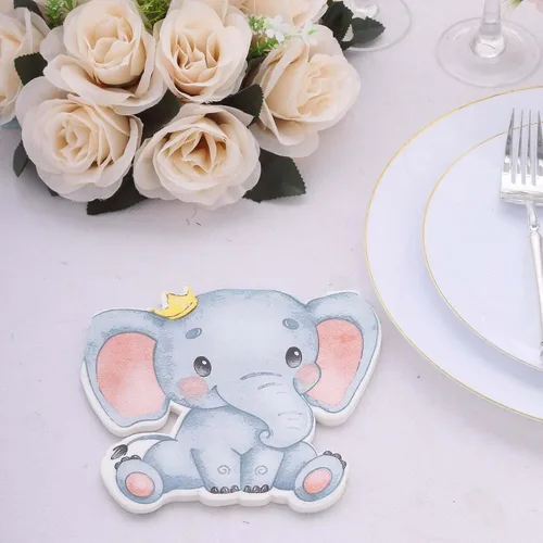 Vista 10 de Efavormart - Paquete de 20 servilletas de cóctel con forma de cupcake, servilletas de papel decorativas de 2 capas para fiestas de cumpleaños, temas