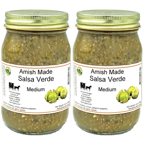 Vista 25 de Arndts Fudgery Amish Made Salsa Tarros de 2-16 onzas (manzana mediana)