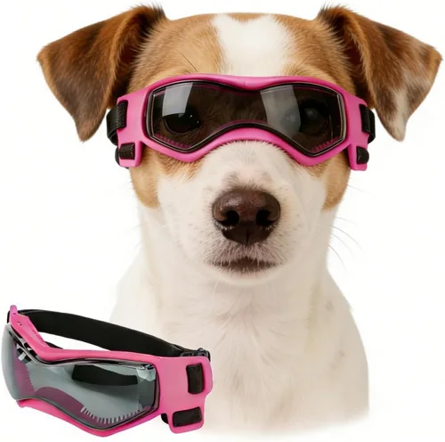 Vista 27 de Antiparras anteojos de sol para gatos o perros pequeños, Negro Negro clásico