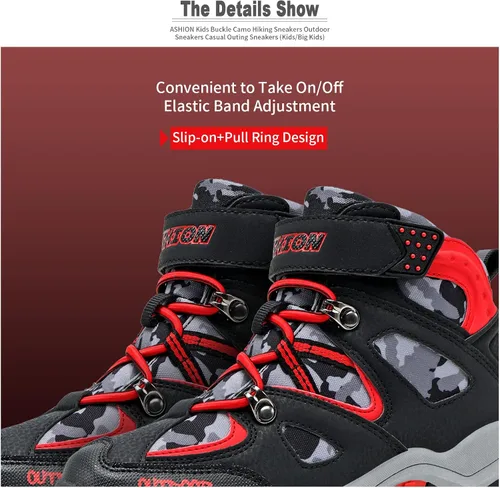 Vista 5 de Littleplum Boys Snow Boots Winter Waterproof Antiskid Boots Hiking Outdoor Shoes for Unisex Kids(Little KidBig Kid)