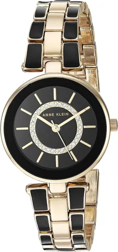 Vista 3 de Anne Klein - Reloj de brazalete para mujer con cristales de Swarovski y malla acentuada