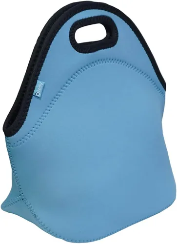 Vista 10 de Bolsa de almuerzo impermeable Ofeily para viandas con material de neopreno fino, bolsa de mamá, Negro