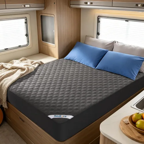 Vista 14 de BEDLORE Protector de colchón impermeable, sin ruido, tamaño individual, con bolsillo profundo ajustado de hasta 6 a 15 pulgadas, suave