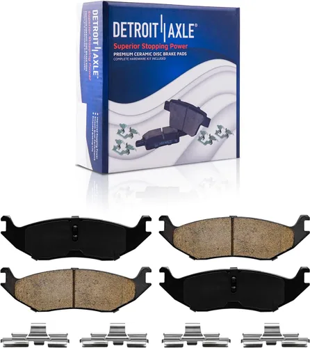 Vista 26 de Detroit Axle - Kit de freno delantero para Ford 2000-2005 Excursion 1999-2004 F-250 F-350 Super Duty Pinza de freno de disco con soporte Pastillas