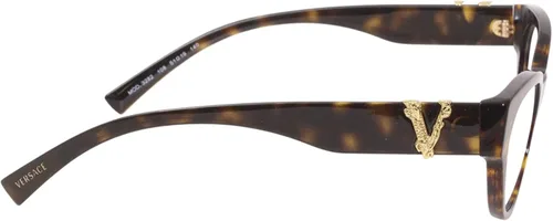 Vista 3 de Versace - Lentes VE3282 Dark Havana Oval para mujer - 2008in Habana oscuro 51mm