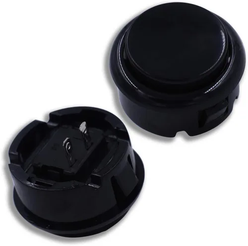 Vista 7 de Nuevo Arcade Kit de bricolaje parte Joystick Bundle para PC Mame retropie Raspberry Pi... (Negro)