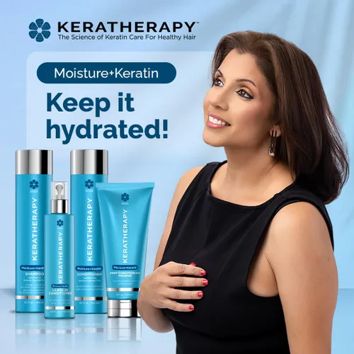 Vista 9 de Keratherapy Acondicionador hidratante sin enjuague en aerosol con infusión de queratina, 8.5 onzas líquidas, acondicionador hidratante sin enjuague
