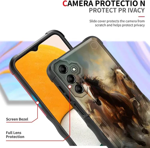 Vista 905 de Funda para Galaxy A14 5G, [Doble Capa][Protección contra Caídas de Grado Militar de 10 Pies] [Antideslizante] Funda Resistente a Prueba de Golpes