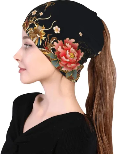 Vista 6 de Fantasy Dragon - Gorro multifunción con diseño de calavera suave y elástico gorro de invierno cálido bufanda de moda para hombres y mujeres