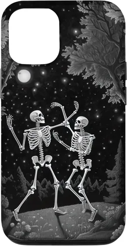 Vista 25 de iPhone 12 mini Estética Ocultista Grunge Gótico Esqueleto Bailando Halloween Case