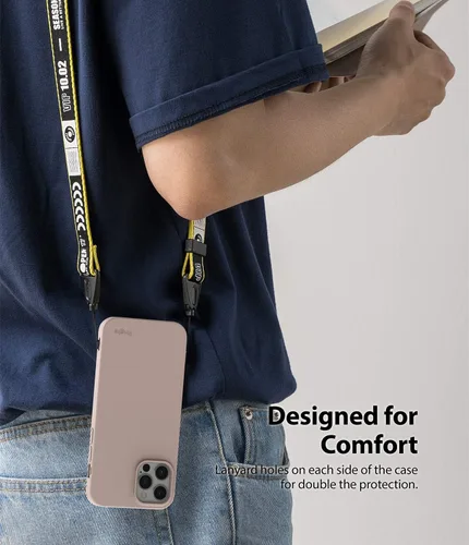 Vista 9 de Ringke Air-S Compatible with iPhone 12 Pro Case, Compatible with iPhone 12 Case 6.1" - Pink Sand
