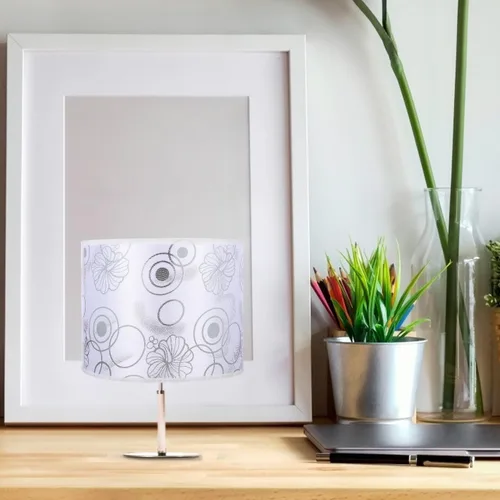 Vista 4 de Uonlytech Pantalla de lámpara redonda de metal para lámparas de pie, pantalla de lámpara E27, pantalla para lámpara de piso, pantalla de tambor