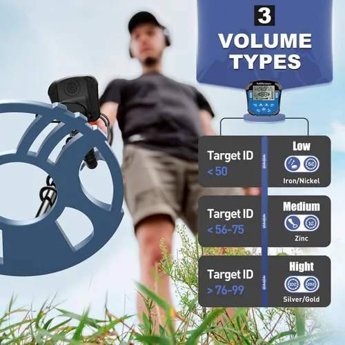 Vista 7 de PalliPartners - Detector de metales para adultos impermeable profesional, detector de oro de mayor precisión con pantalla LCD, 5 modos, chip DSP