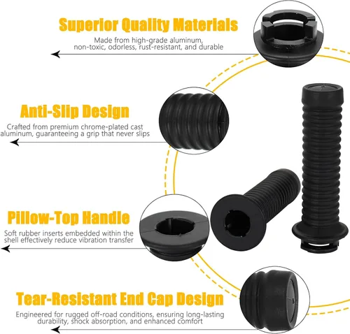 Vista 3 de Empuñaduras de manillar para acelerador y embrague Riot Hand Grip compatibles con Indian Scout 2015-2021