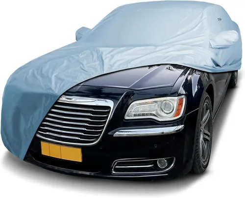 Vista 79 de iCarCover Funda de automóvil personalizada Premium para Chrysler Imperial 1957-1975, resistente, impermeable, para todo tipo de clima, lluvia Negro