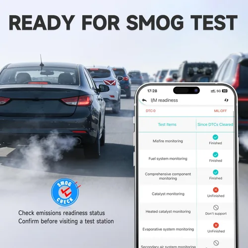 Vista 4 de AUTOPHIX Escáner 3210 Pro OBD2 Bluetooth - Comprueba todos los códigos de falla del motor para todos los vehículos de 1996+ - Escáner de auto fácil