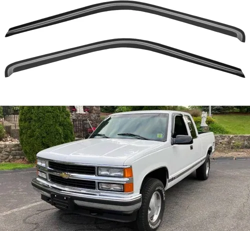 Vista 8 de Viseras de ventana en canal Protectores de lluvia para Ford Ranger SuperCab