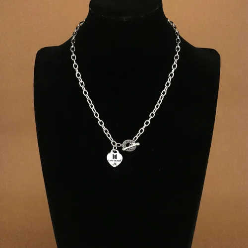Vista 2 de ARETIS Kpop Bangtan - Collar de regalo para niños Be the best J-HOPE JIMIN JIN JK RM SUGA V Collar Bangtan Boys Lover Jewelry Gift for Bangtan Boys