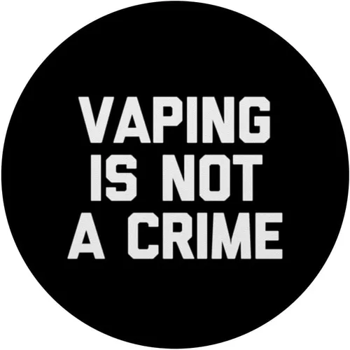 Vista 3 de Vaping is Not A Crime Camiseta divertida y genial vape fumar vaping PopSockets intercambiables PopGrip