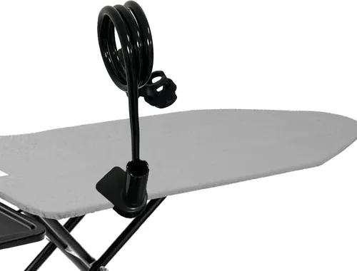 Vista 3 de Pmsanzay Cable de hierro flexible Minder, soporte universal para tabla de planchar – Cable de plancha de vapor ajustable flexible Minder, mantiene