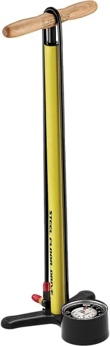 Vista 10 de LEZYNE Bomba de piso de acero 3.5 de alta presión para bicicleta Negro (Flat Black)