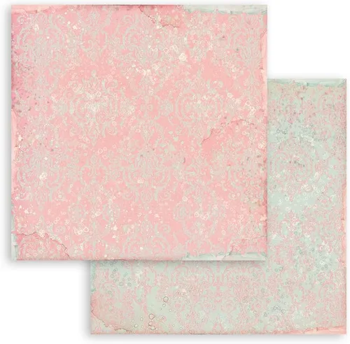 Vista 7 de Scrapbooking Bloc pequeño 10 hojas CM 20.3 x 20.3 (8 x 8 pulgadas) Selección de fondos - Rosa Perfum