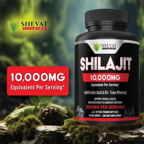 Vista 7 de Shilajit Cápsulas de 22000 mg y más de 85 minerales traza para energía y apoyo inmunológico, shilajit orgánico para hombres y mujeres, pastillas