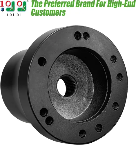 Vista 2 de Adaptador de volante de carrito de golf 10L0L para Club Car DS, negro
