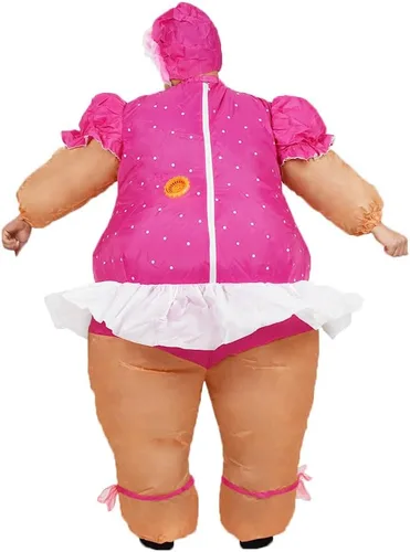 Vista 5 de JYZCOS Disfraz inflable de bebé para adulto