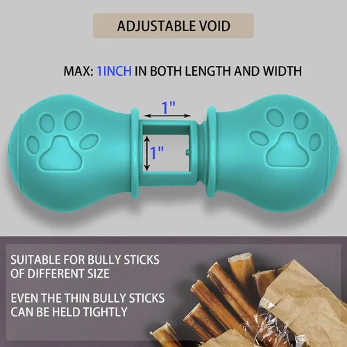 Vista 3 de BoniVet Soporte para palitos comestibles para perros, soporte para masticables, dispositivo de seguridad para prevenir atragantamientos