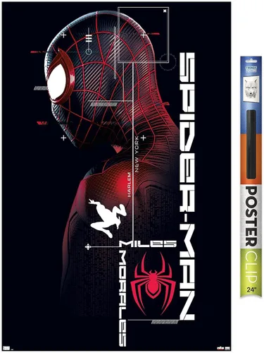 Vista 11 de Trends International Marvel's Spider-Man: Miles Morales - Póster de pared de Miles, 22.375 x 34 pulgadas, versión sin marco