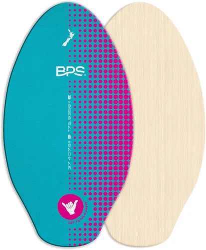 Vista 15 de BPS Skimboard 'Shaka' de Nueva Zelanda con almohadillas de agarre EVA de colores y capa transparente de alto brillo tablas de madera para aventuras