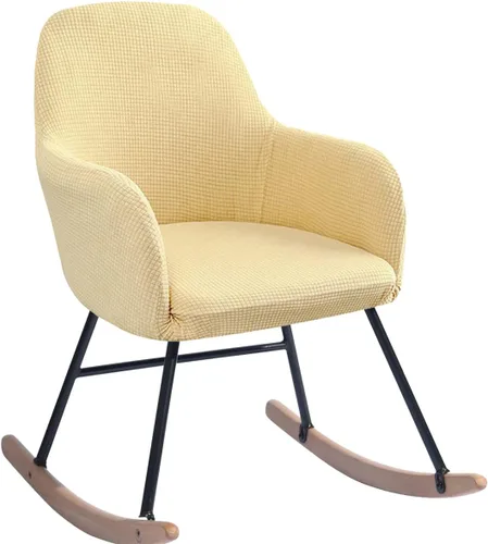 Vista 14 de Fundas elásticas para mecedoras con brazos y respaldo alto, para sala de estar, muebles del hogar, dormitorio, relajación, protector de silla