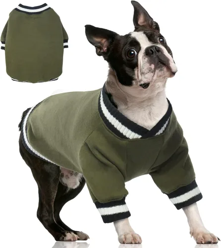Vista 24 de FUAMEY Sudadera para Perro, Suéteres de Invierno para Perro, Ropa Cálida para Perro, Chaleco para Perro, Sudadera Gruesa para Cachorro, Suéter