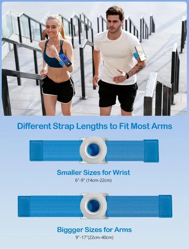 Vista 3 de Soporte de teléfono para correr para iPhone [giratorio de 360° y anticaída mejorado] Soporte magnético para teléfono celular, brazalete compatible