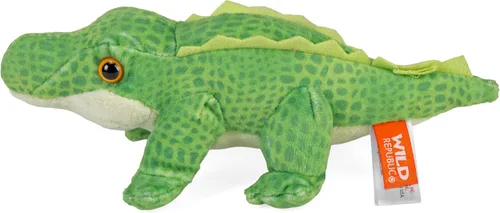 Vista 3 de Wild Republic Pocketkins - Aligátor ecológico, animal de peluche, 5 pulgadas, hecho de materiales reciclados, respetuoso con el medio ambiente