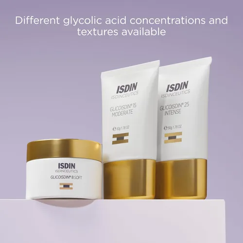 Vista 9 de ISDIN Isdinceutics GlicoISDIN 8 Soft (1.76 oz) Crema exfoliante facial con 3.2% de ácido glicólico libre Suaviza la textura de la piel Aumenta
