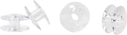 Vista 4 de SINGER Bobbins - Bobinas de plástico transparente clase 66, bobinas de repuesto para máquina de coser, bobinas de máquina de coser, accesorios