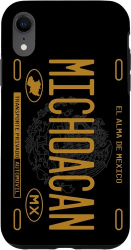 Vista 25 de Michoacano Michoacan Mexican State License Plate Phone Case for iPhone 17