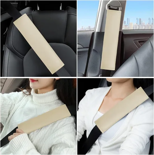 Vista 3 de Almohadillas para cinturón de seguridad de automóvil, cubierta de almohadillas para cinturón de seguridad, cojines de cubierta de correa, cómodo